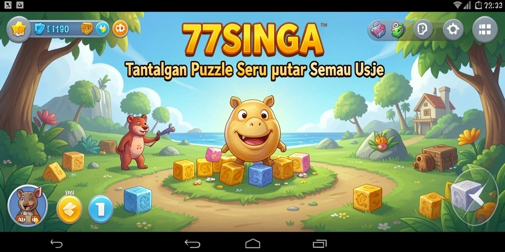 Gameplay menarik dari 77SINGA menantang pemikiran logis pemain.