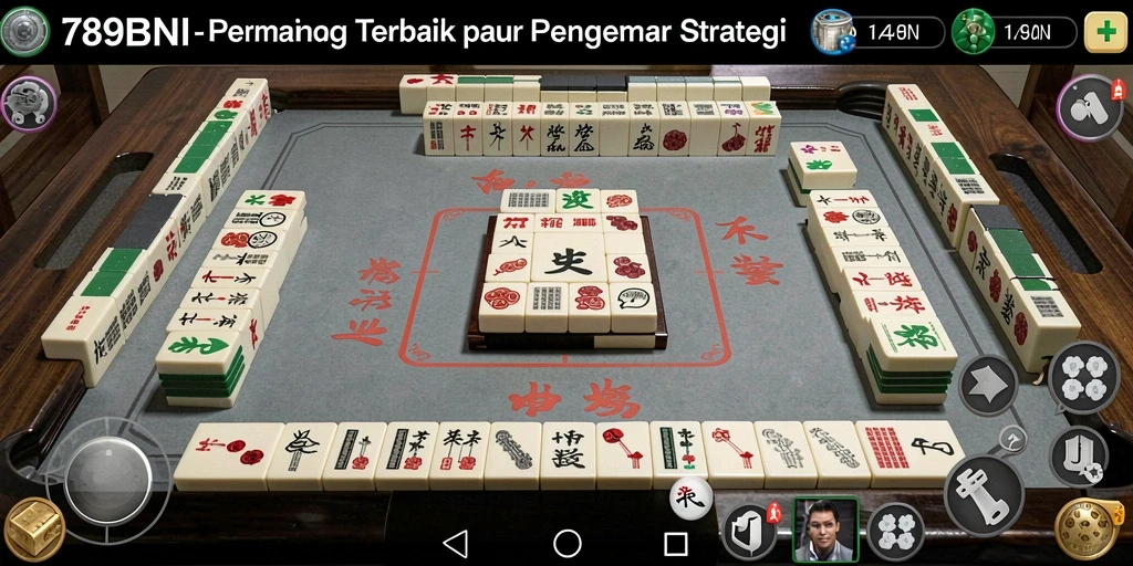 Tampilan gameplay Mahjong yang seru dan menantang di 789BNI.