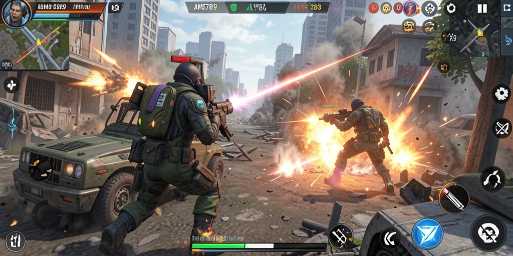 Tampilan seru dan mendebarkan dari gameplay AMS789.