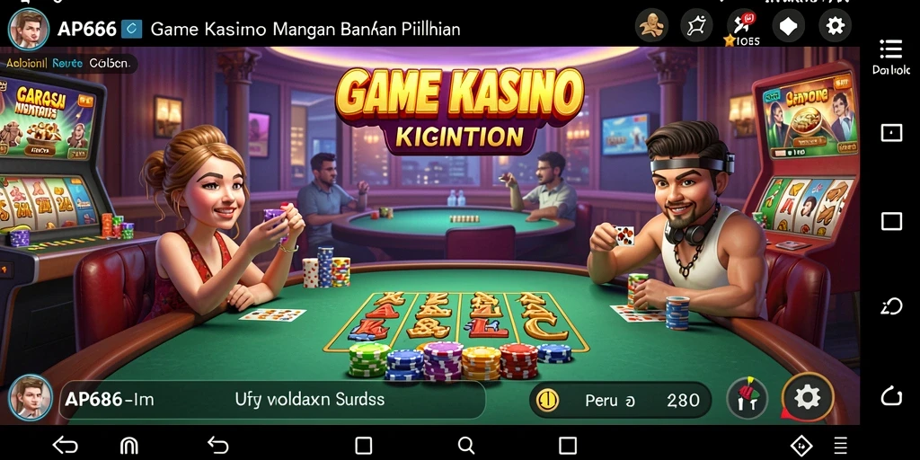 Tampilan menarik dari gameplay Kasino di AP686.