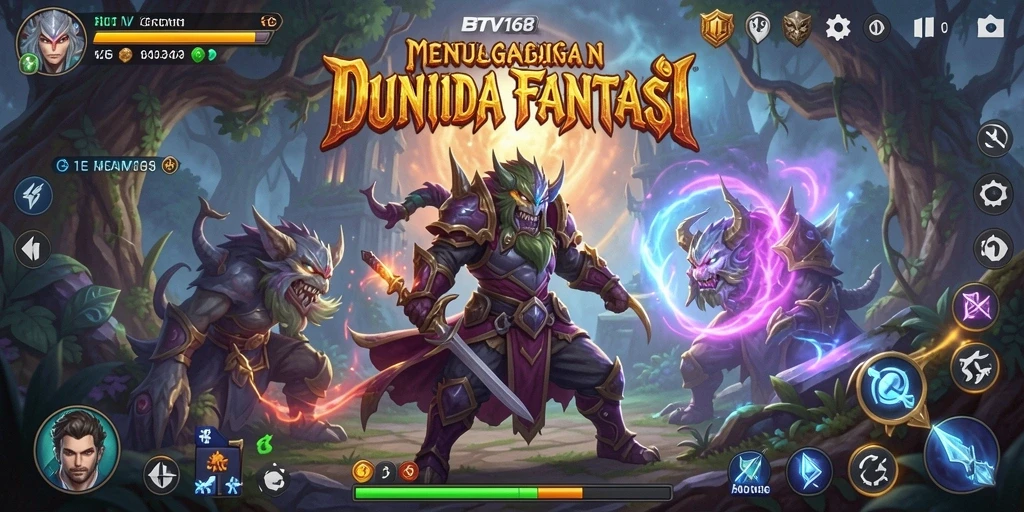 Tampilan gameplay BTV168 yang menarik di dunia petualangan.
