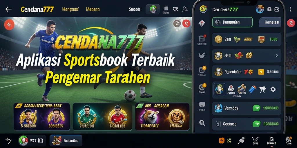 Tampilan gameplay taruhan olahraga yang mendebarkan di CENDANA777.
