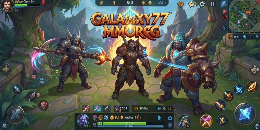 Tampilan gameplay epik dalam <strong>GALAXY77</strong> dengan aksi yang mendebarkan.
