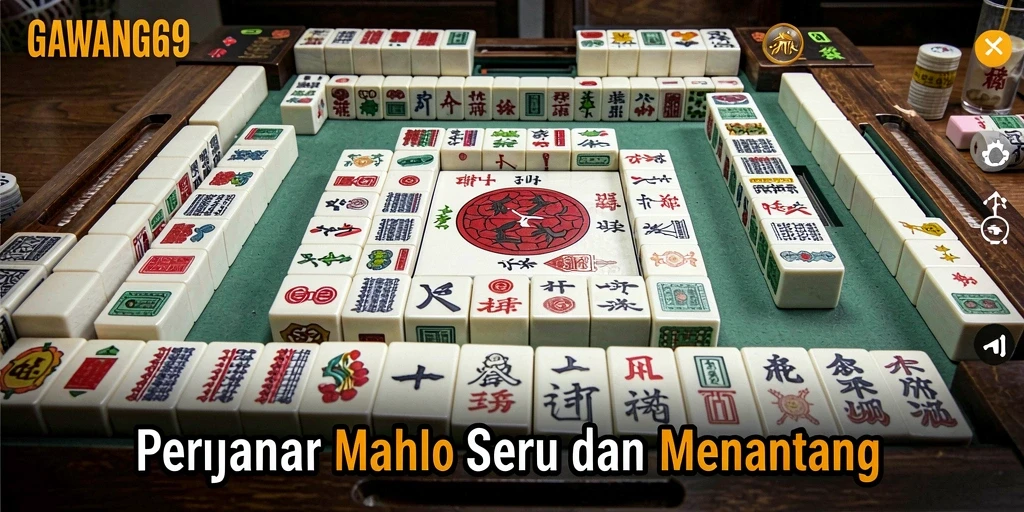 Tampilan permainan Mahjong di GAWANG69 yang menarik dan menantang.