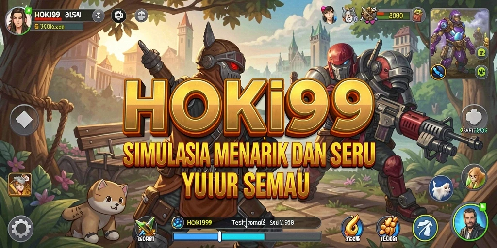 Tampilan gameplay HOKI99 yang menampilkan simulasi menarik dan interaktif.