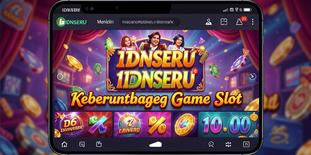 Tampilan gameplay menarik dari IDNSERU yang penuh warna.