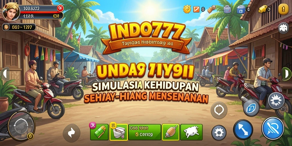 Tampilan gameplay INDO777 dengan interaksi sosial dan aktivitas menarik.