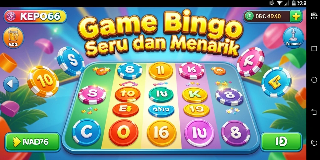 Screenshot utama KEPO66 menampilkan gameplay seru dengan banyak pemain Bingo.
