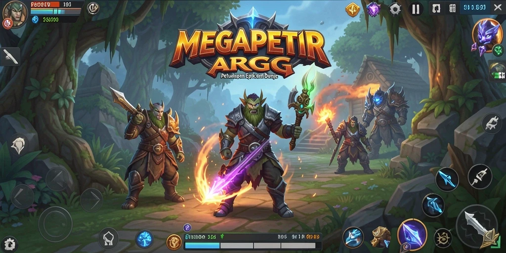 Gameplay menakjubkan dan karakter yang beragam di MEGAPETIR.
