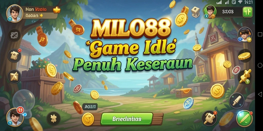 Tangkapan layar gameplay seru dari MILO88 yang menunjukkan aktivitas Idle.