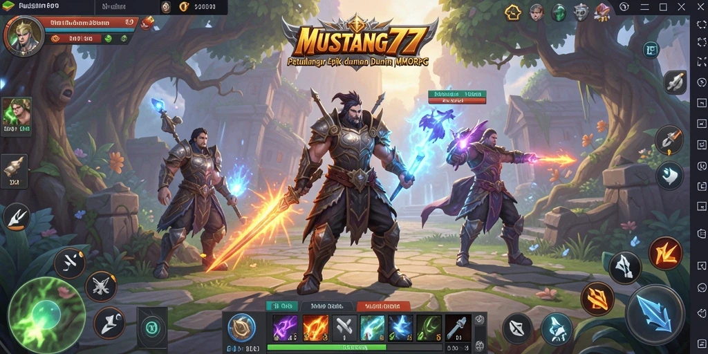 Gameplay seru di dunia petualangan MUSTANG77.