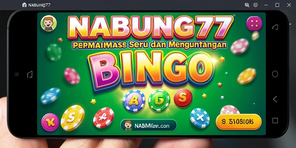 Tampilan gameplay seru dalam permainan Bingo NABUNG77.