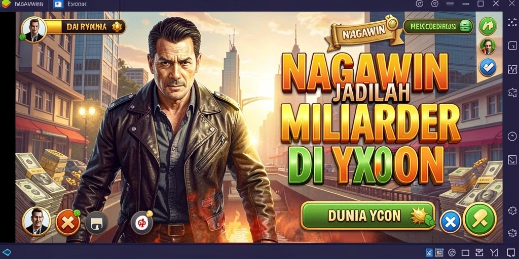 Tampilan gameplay NAGAWIN yang menantang dan menarik.