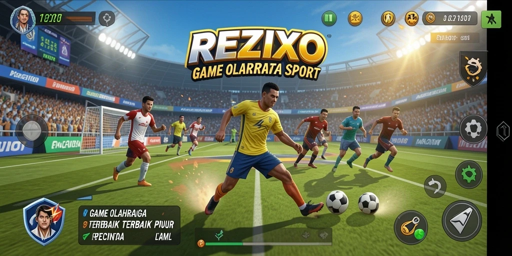 Gameplay seru dengan grafis menawan di REZIXO.