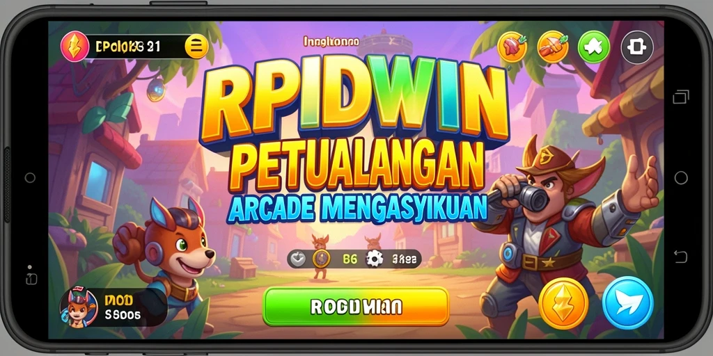 Tampilan gameplay seru di RPIDWIN, penuh aksi dan tantangan.