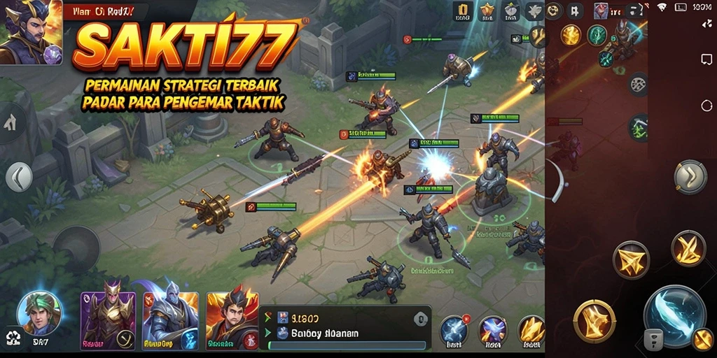 Tampilan gameplay menarik dalam SAKTI77 yang penuh strategi.
