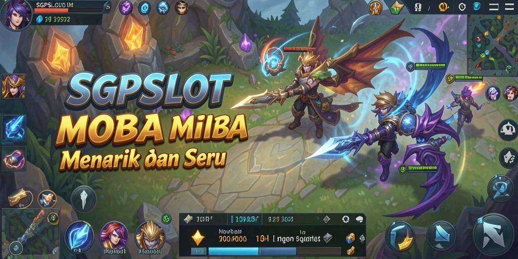 Gameplay seru dari SGPSLOT dalam pertempuran MOBA.