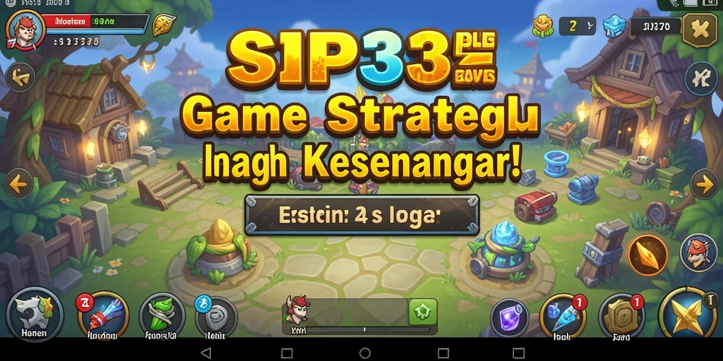Tampilan gameplay SIP33 yang menampilkan keseruan permainan Idle.
