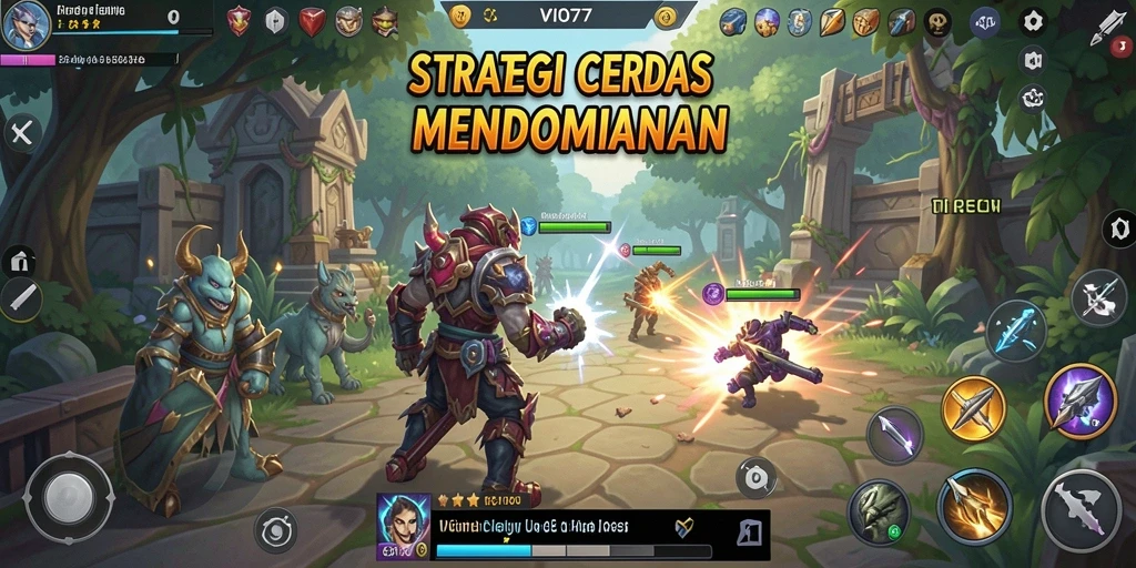 Gameplay VIO77 dengan strategi intens dan visual menakjubkan.