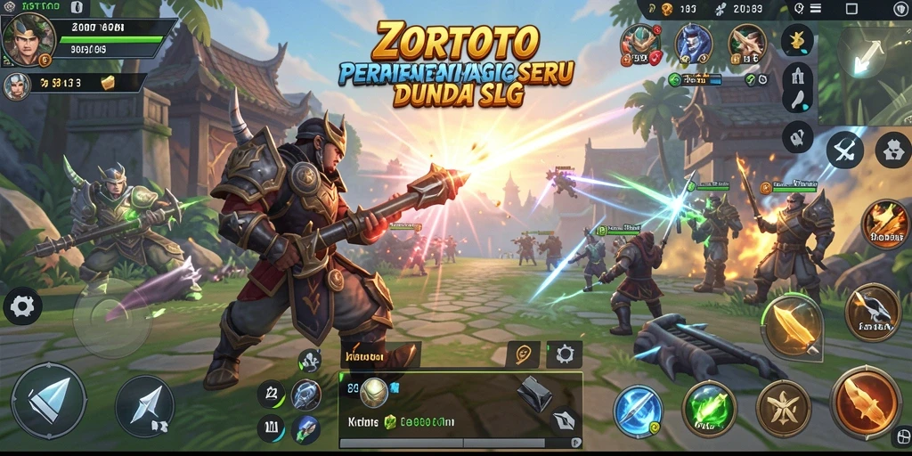 Tampilan gameplay ZORTOTO yang menarik dengan berbagai strategi dan interaksi pemain.